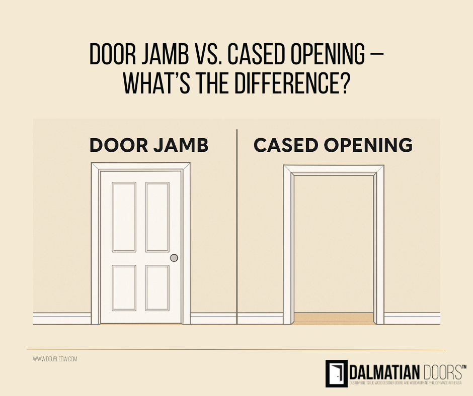 Door Jamb vs. Cased Opening – What’s the Difference?