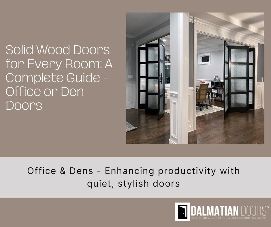 Office & Dens - Enhancing Productivity with Quiet, Stylish Doors