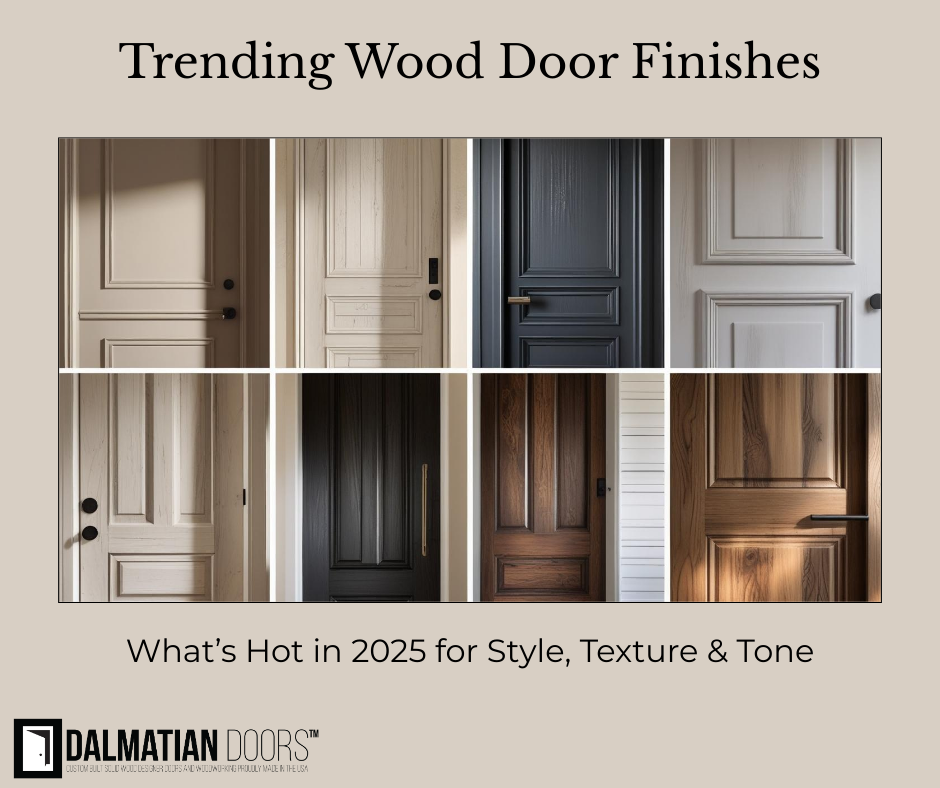 Trending Wood Door Finishes: What’s Hot Right Now