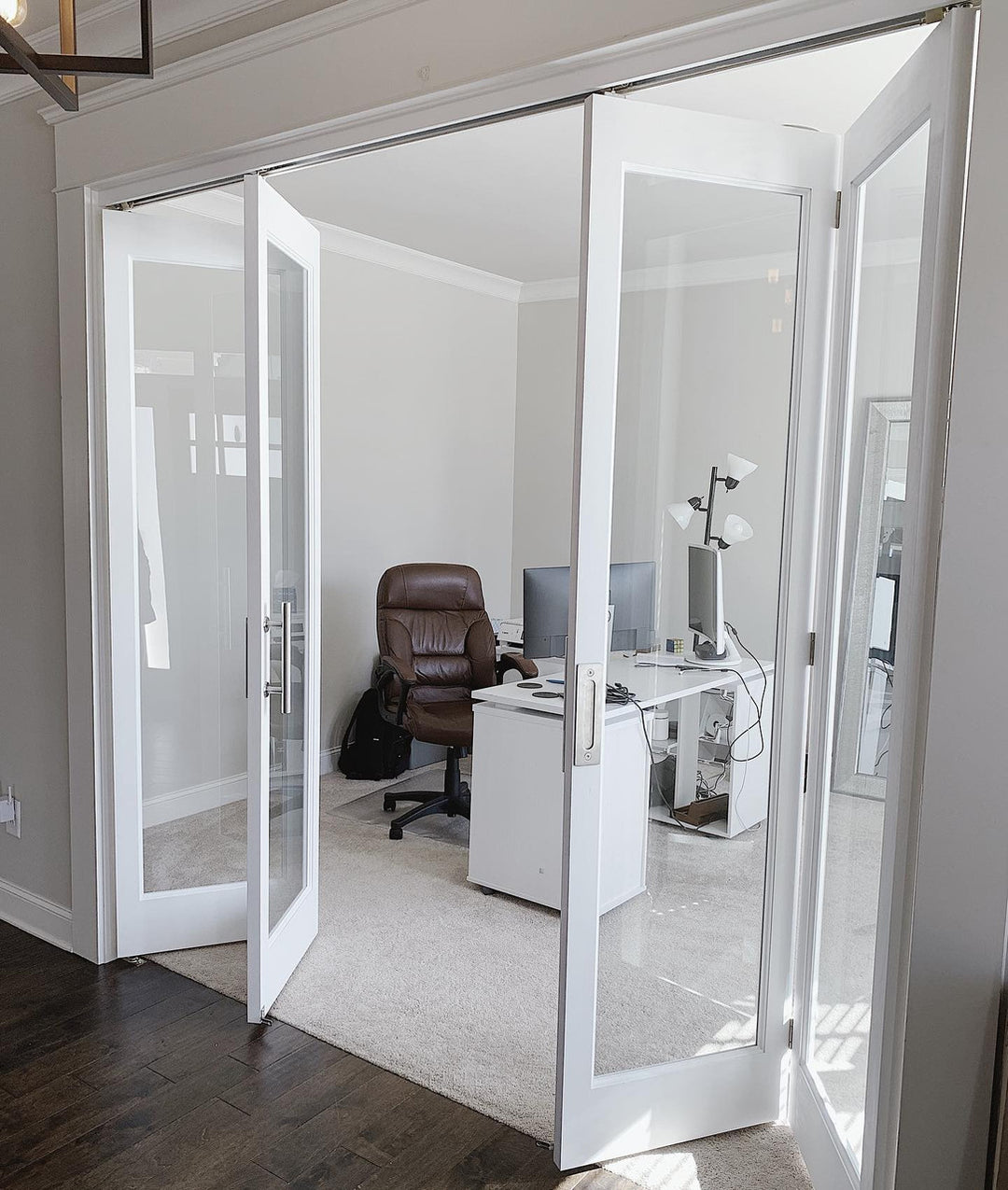 1 Lite Glass Bifold Door - DALMATIAN DOORS™ and Woodworking