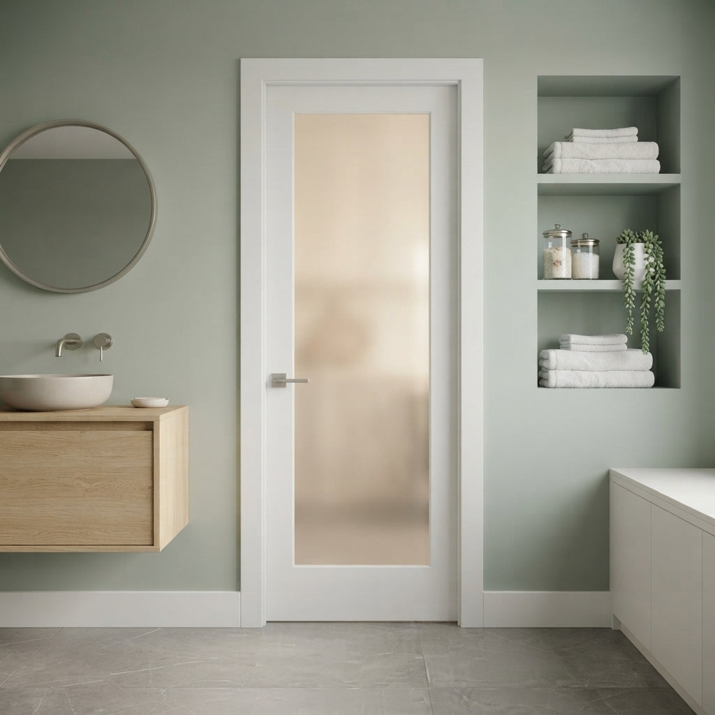 Glass 1 Panel Interior Door - DALMATIAN DOORS™ and Woodworking