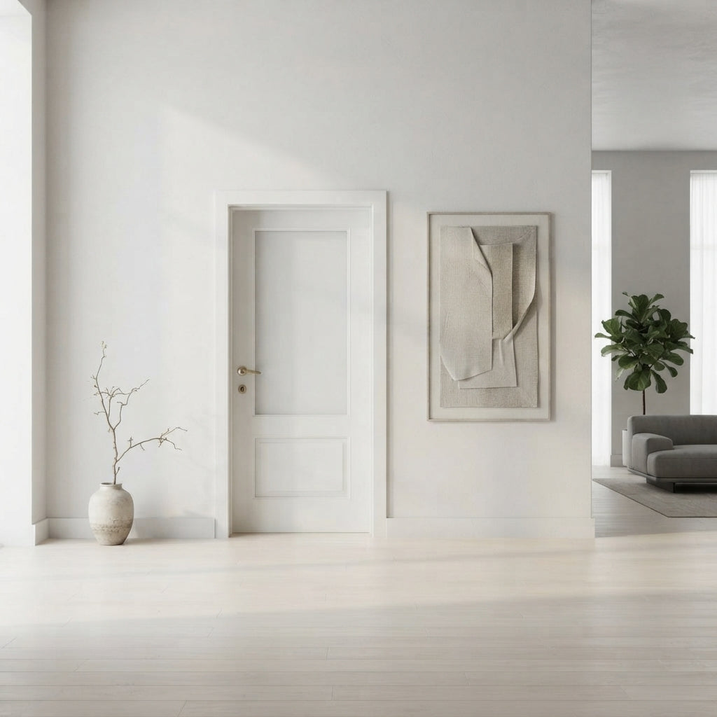 1 Lite Over One Solid Wood Panel Door - DALMATIAN DOORS™ and Woodworking