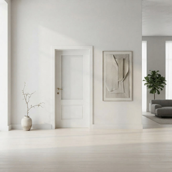 1 Lite Over One Solid Wood Panel Door - DALMATIAN DOORS™ and Woodworking