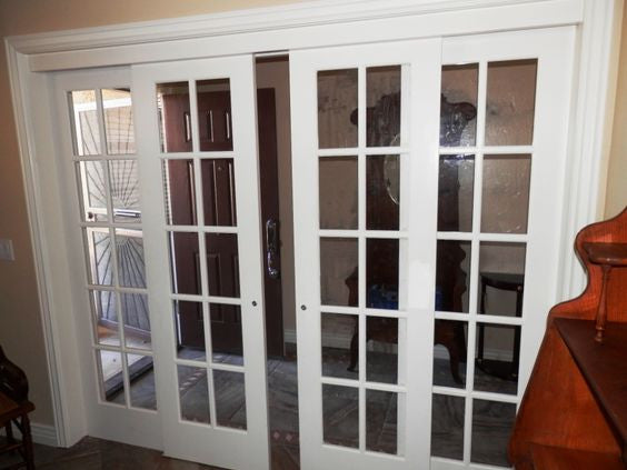 10 Lite Glass Bypass Door - DALMATIAN DOORS™ and Woodworking