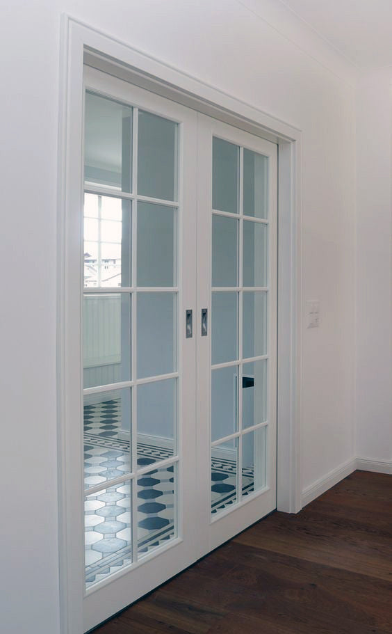 10 Lite Glass Pocket Door - DALMATIAN DOORS™ and Woodworking