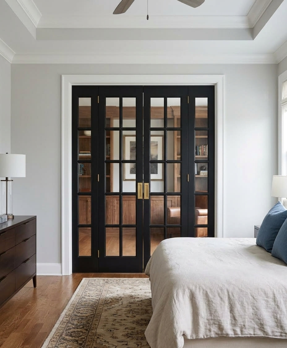 10 Lite Glass Bifold Door - DALMATIAN DOORS™ and Woodworking