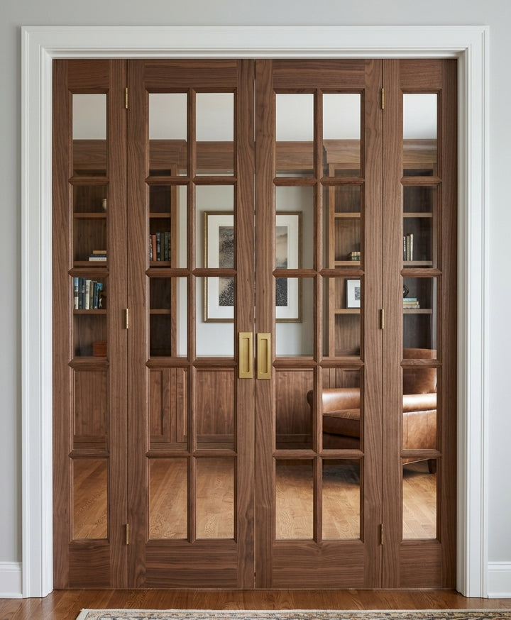10 Lite Glass Bifold Door - DALMATIAN DOORS™ and Woodworking