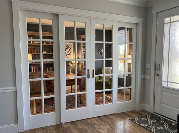 10 Lite Glass Bypass Door - DALMATIAN DOORS™ and Woodworking