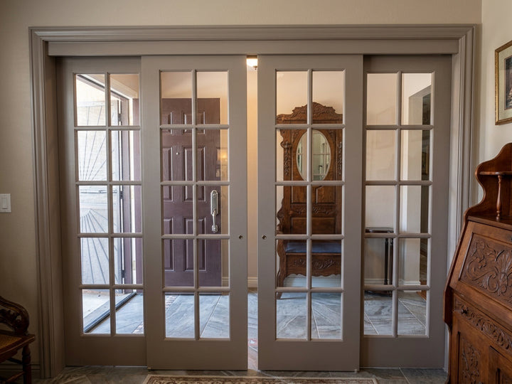 10 Lite Glass Bypass Door - DALMATIAN DOORS™ and Woodworking