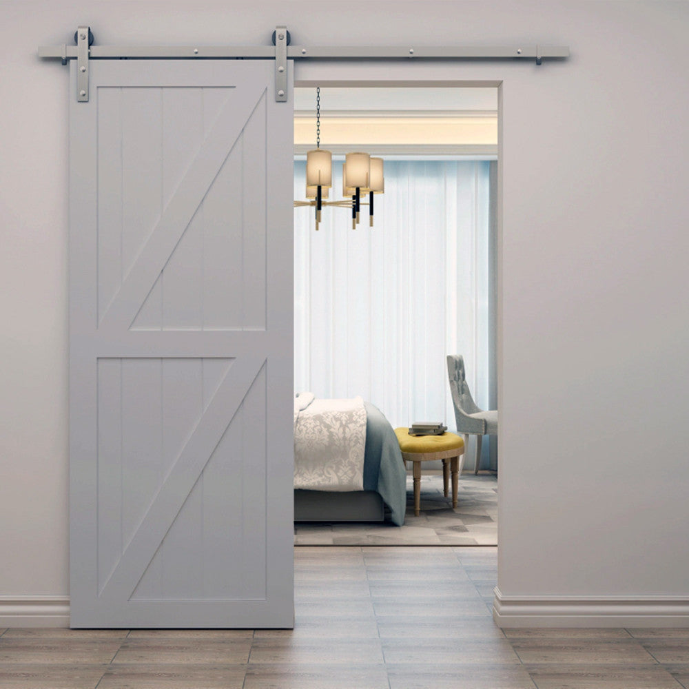 Double Z Brace Wood 2 Panel Barn Door - DALMATIAN DOORS™ and Woodworking