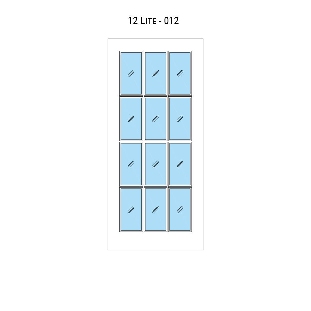 12 Lite Interior Door - DALMATIAN DOORS™ and Woodworking