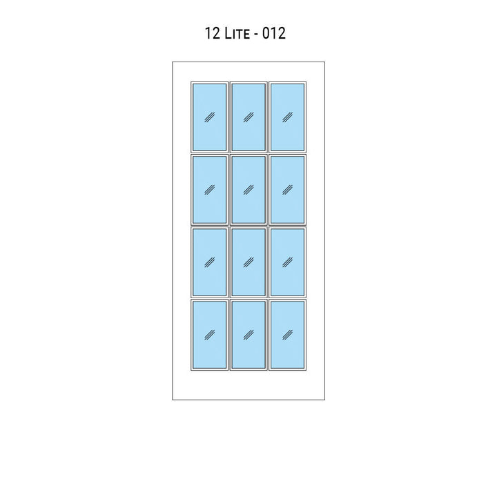 12 Lite Interior Door - DALMATIAN DOORS™ and Woodworking