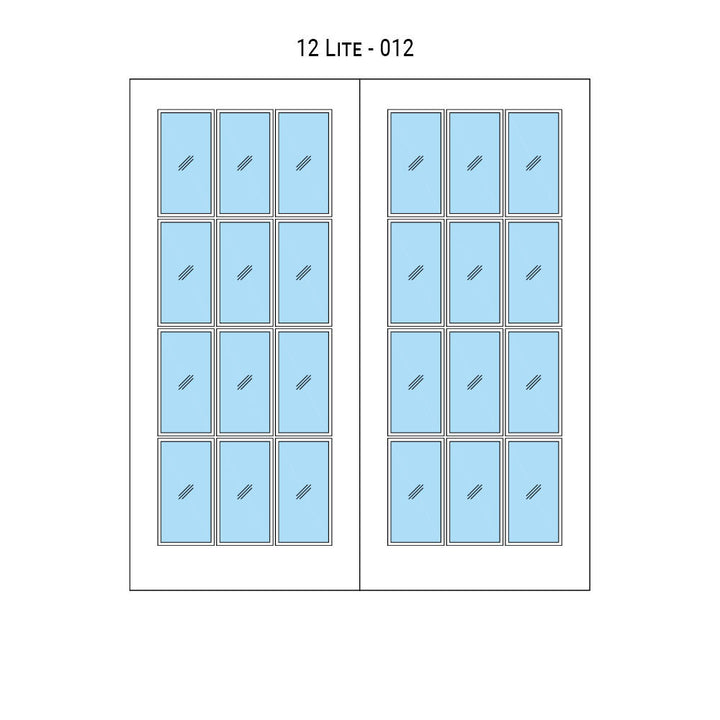 12 Lite Glass French Door - DALMATIAN DOORS™ and Woodworking