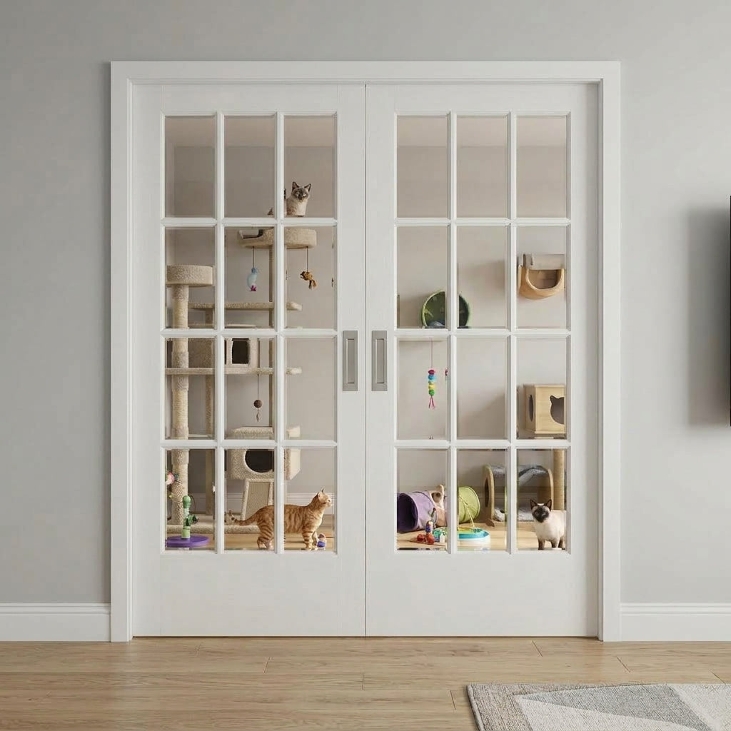 12 Lite Glass French Door - DALMATIAN DOORS™ and Woodworking
