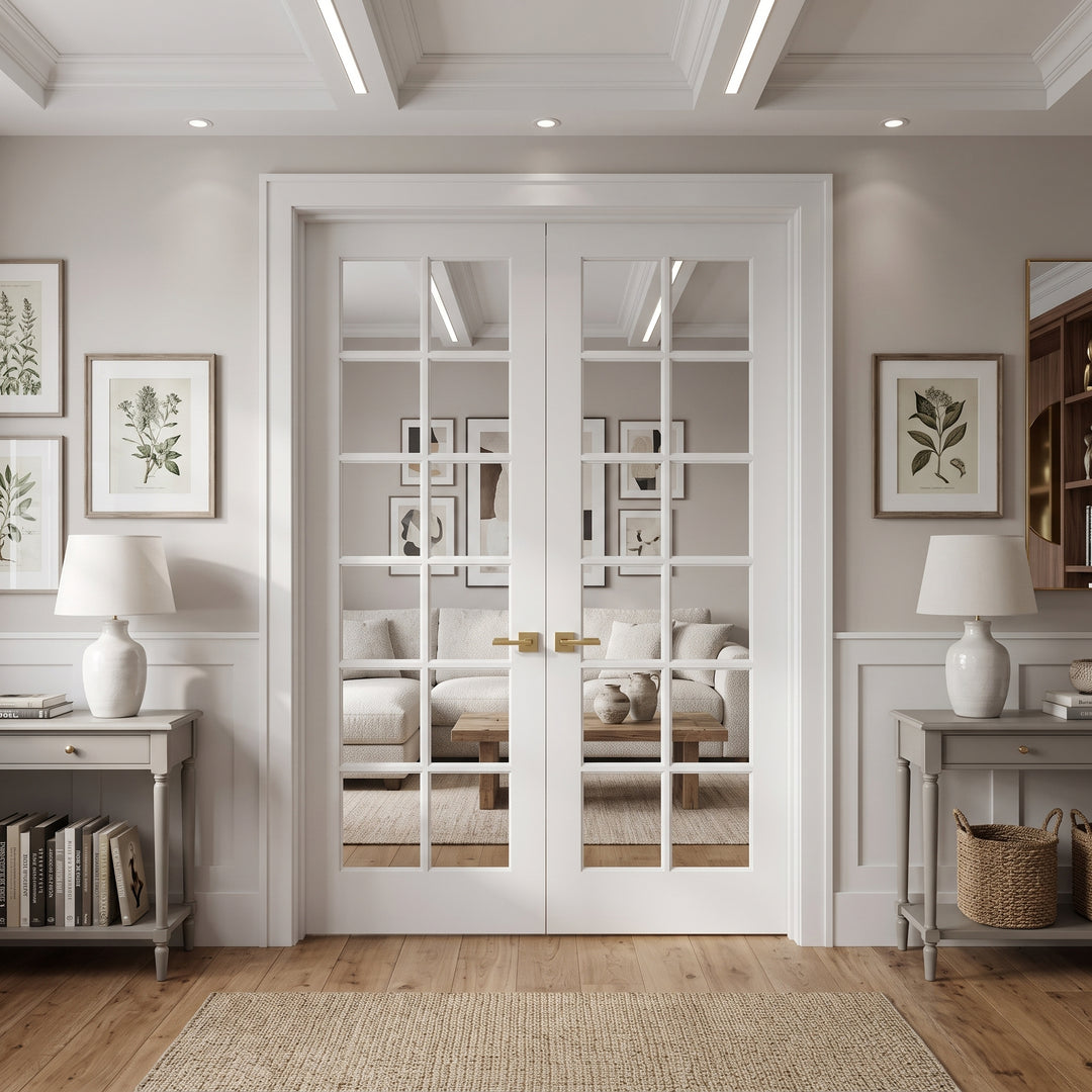 12 Lite Glass French Door - DALMATIAN DOORS™ and Woodworking