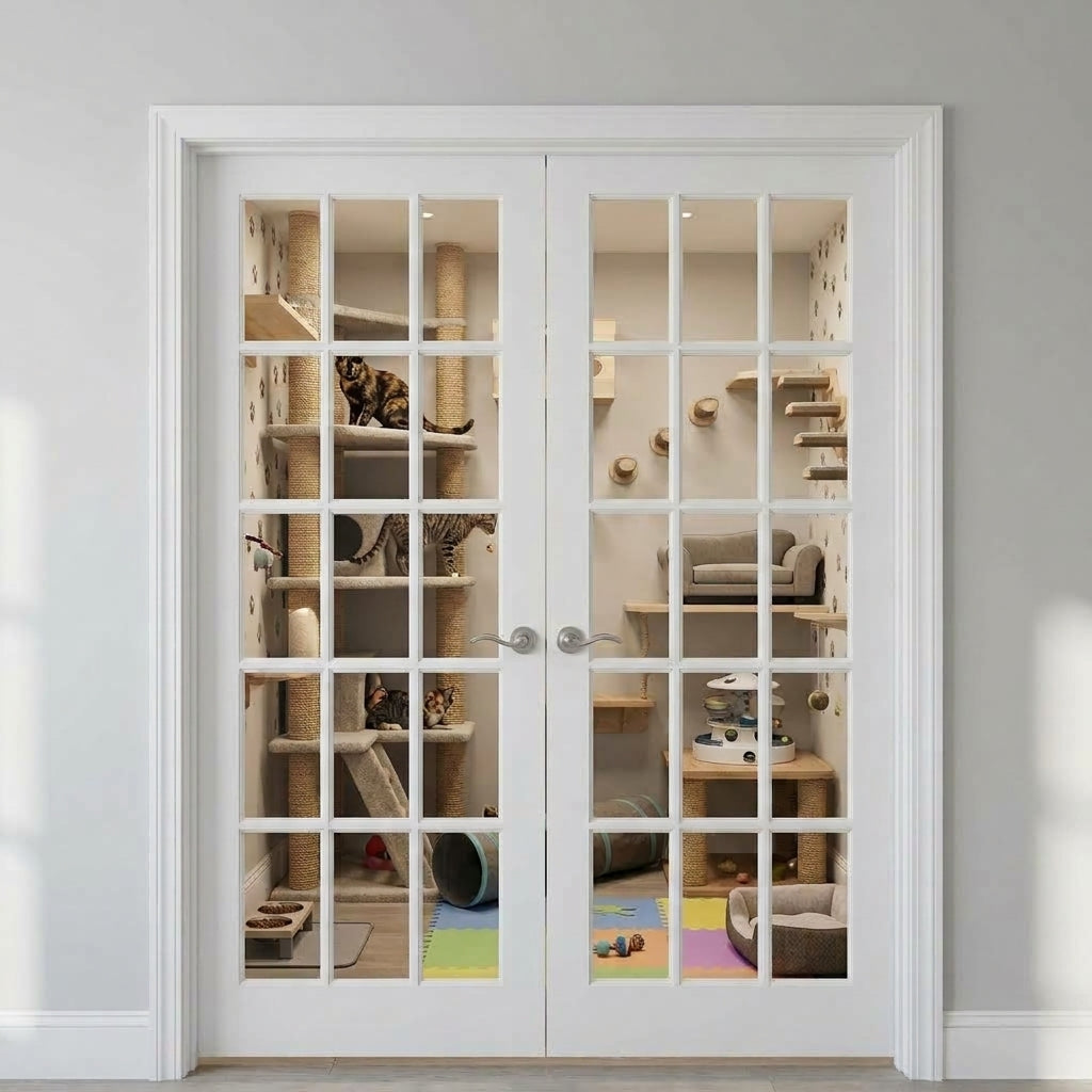 15 Lite Glass French Door - DALMATIAN DOORS™ and Woodworking