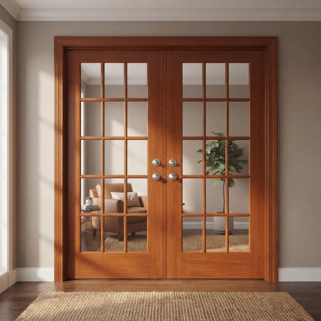 15 Lite Glass French Door - DALMATIAN DOORS™ and Woodworking