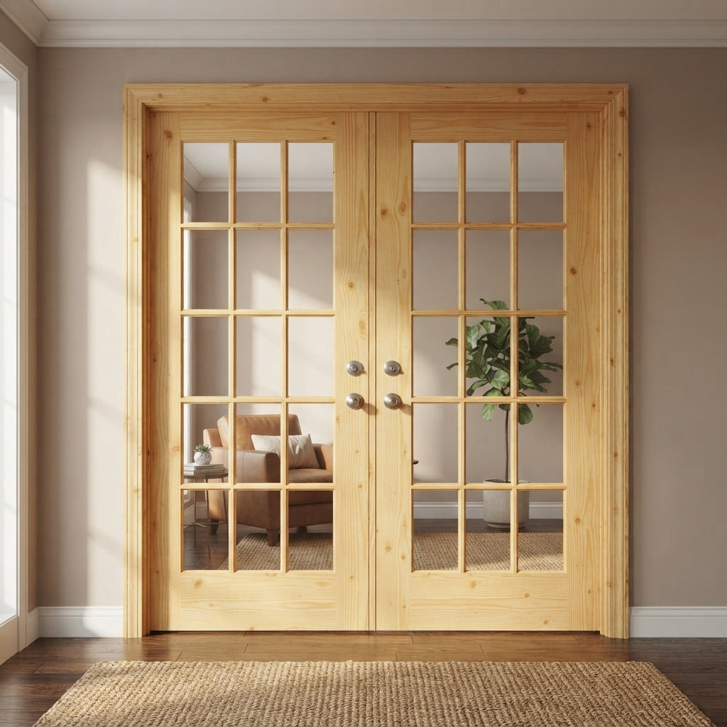 15 Lite Glass French Door - DALMATIAN DOORS™ and Woodworking