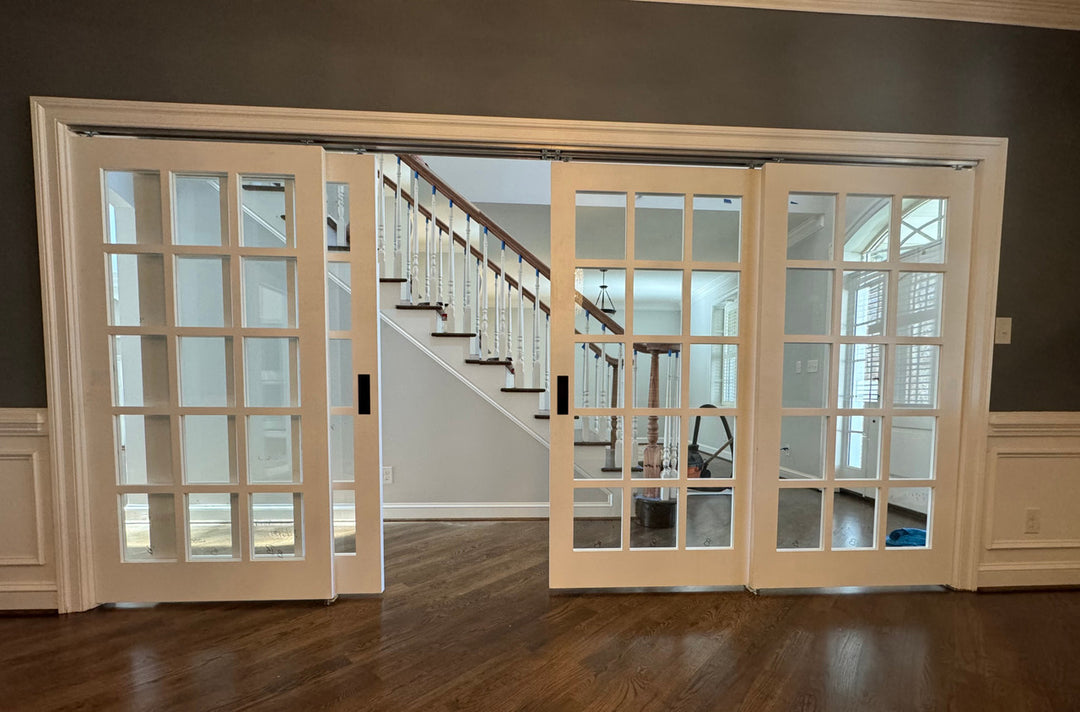15 Lite Glass Bypass Door - DALMATIAN DOORS™ and Woodworking