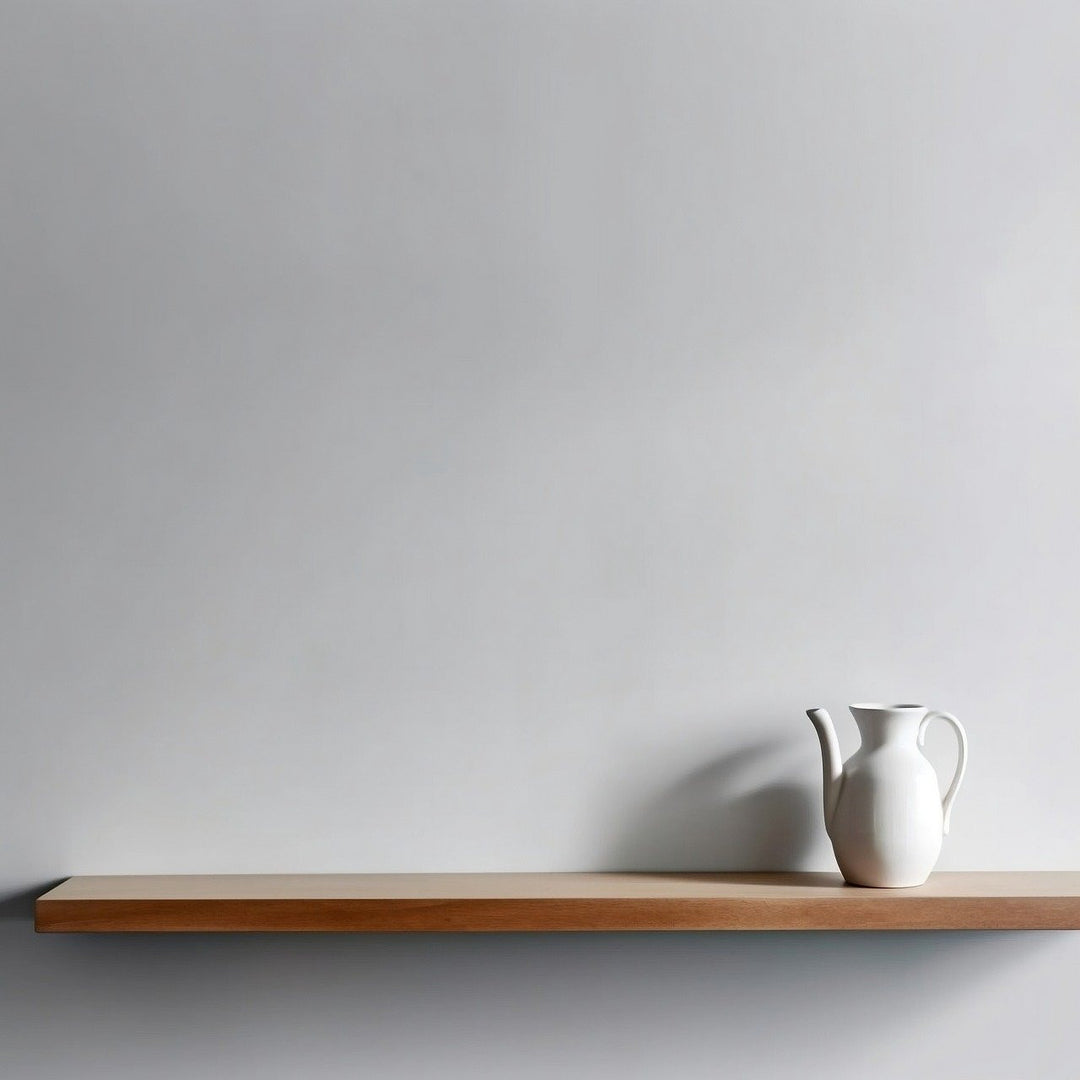Black Walnut Butcher Block Floating Shelf - DALMATIAN DOORS™ and Woodworking