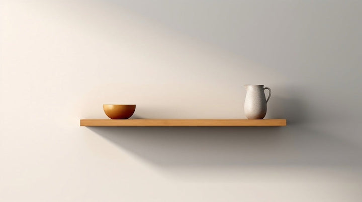 Black Walnut Butcher Block Floating Shelf - DALMATIAN DOORS™ and Woodworking