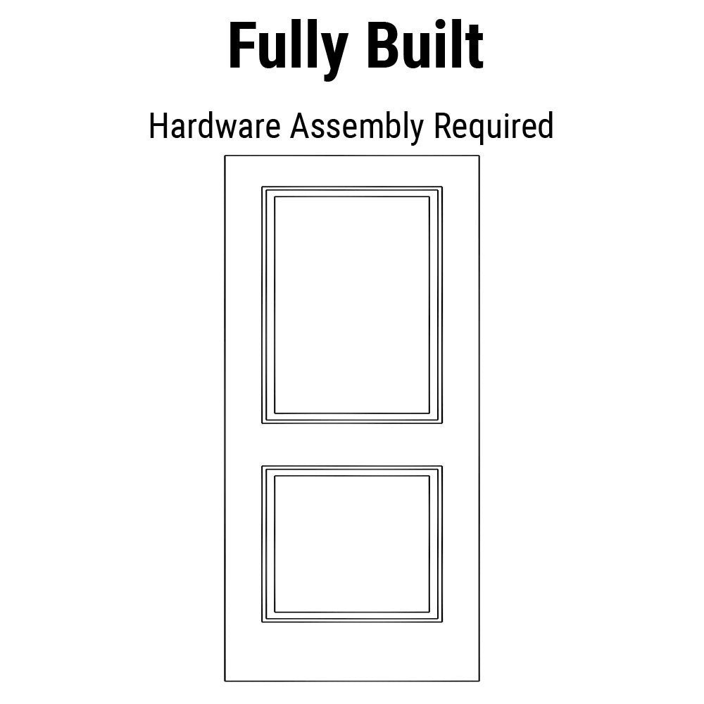 4 Lite Over One Solid Wood Panel Door - DALMATIAN DOORS™ and Woodworking