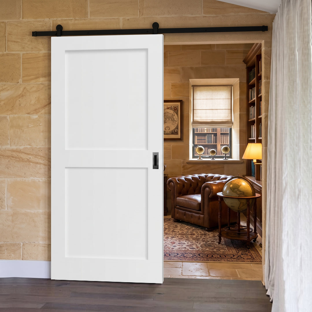 Wood 2 Panel Barn Door - DALMATIAN DOORS™ and Woodworking