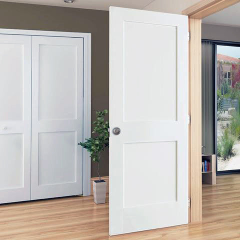 Wood 2 Panel Interior Door - DALMATIAN DOORS™ and Woodworking