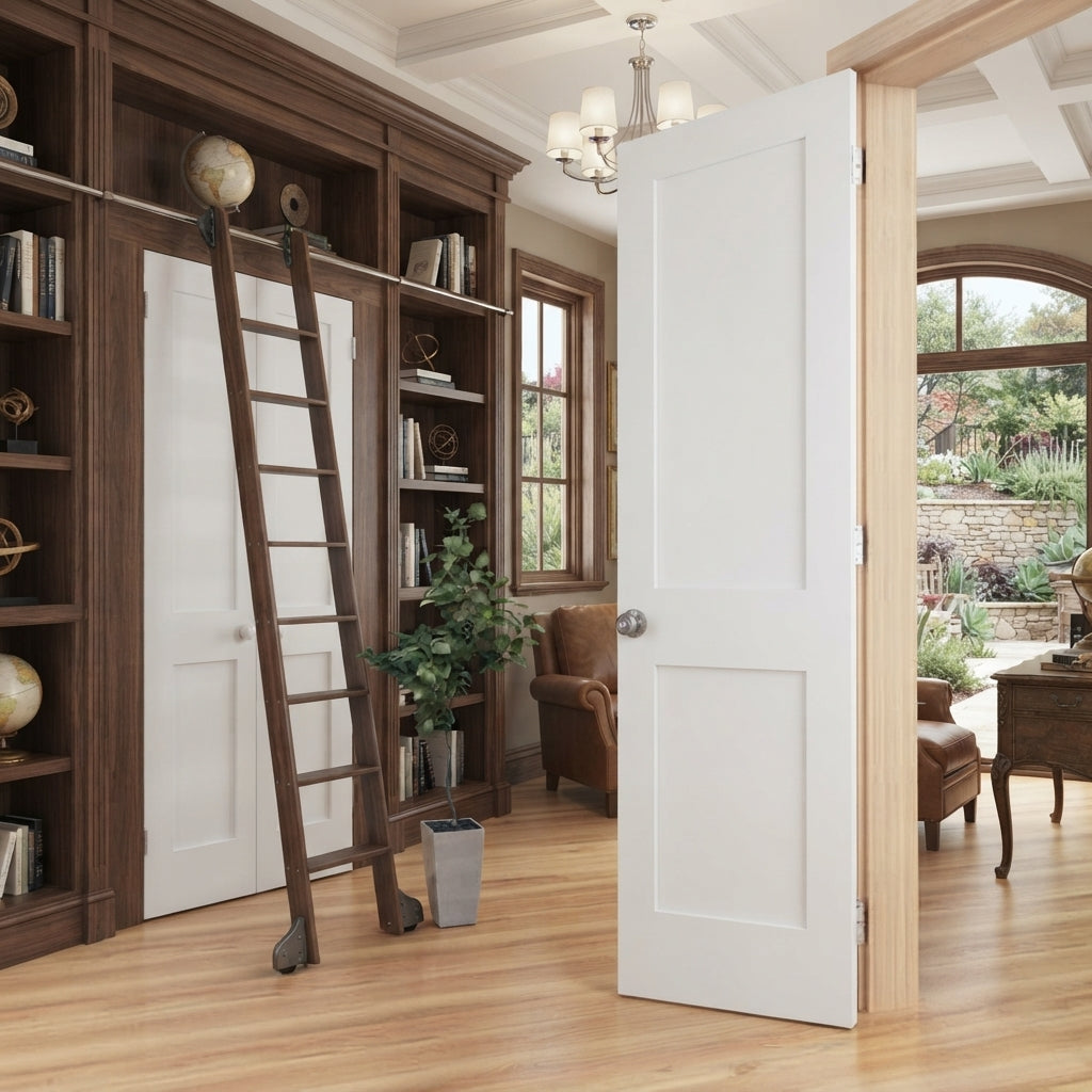 Wood 2 Panel Interior Door - DALMATIAN DOORS™ and Woodworking