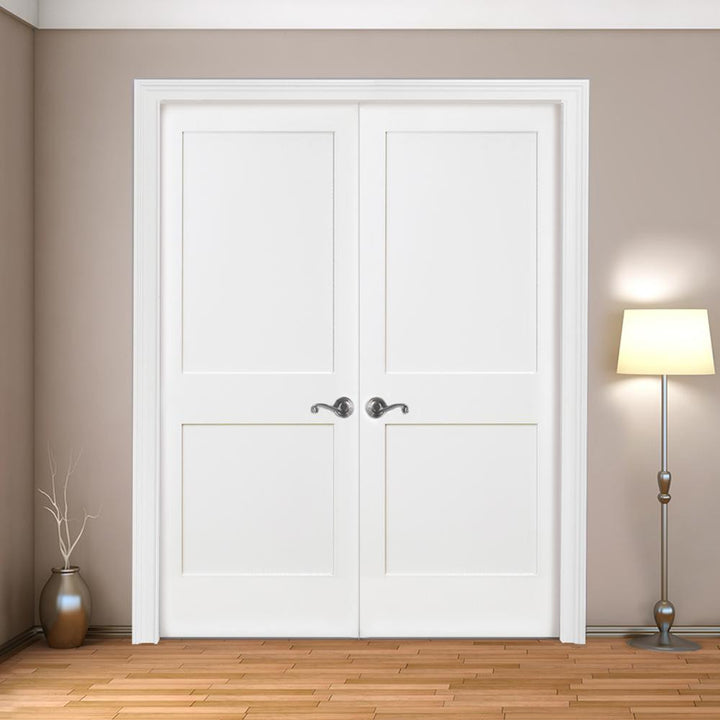 Wood 2 Panel French Door - DALMATIAN DOORS™ and Woodworking