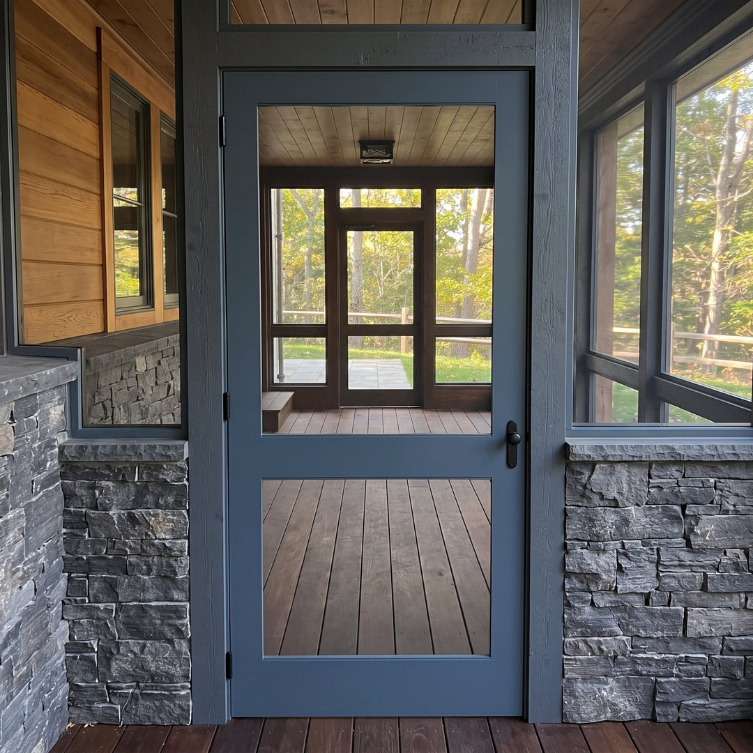 Designer 2 Panel Screen Storm Door