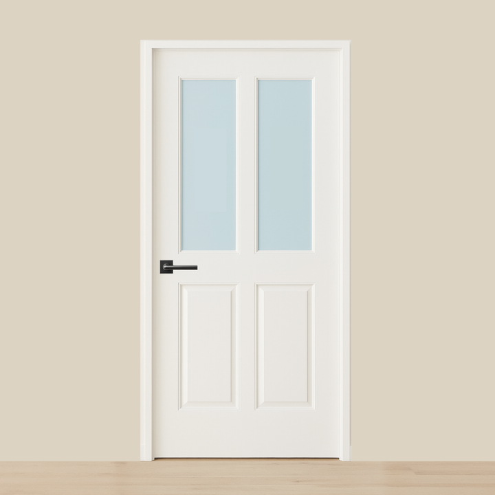 2 Lite Over 2 Wood Panel Door - DALMATIAN DOORS™ and Woodworking