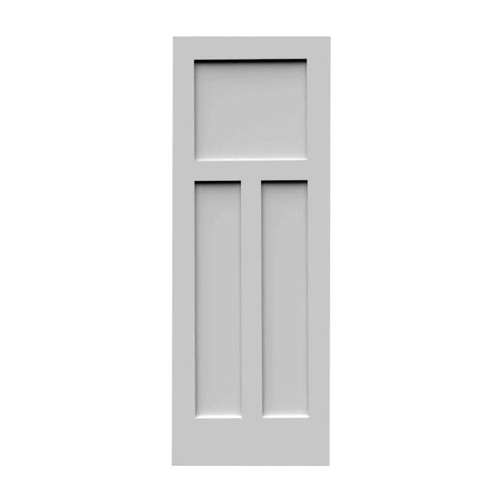 Wood 3 Panel Craftsman Barn Door - DALMATIAN DOORS™ and Woodworking