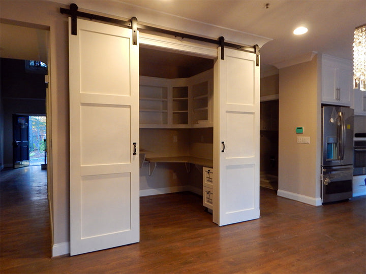 Wood 3 Panel Double Barn Door - DALMATIAN DOORS™ and Woodworking