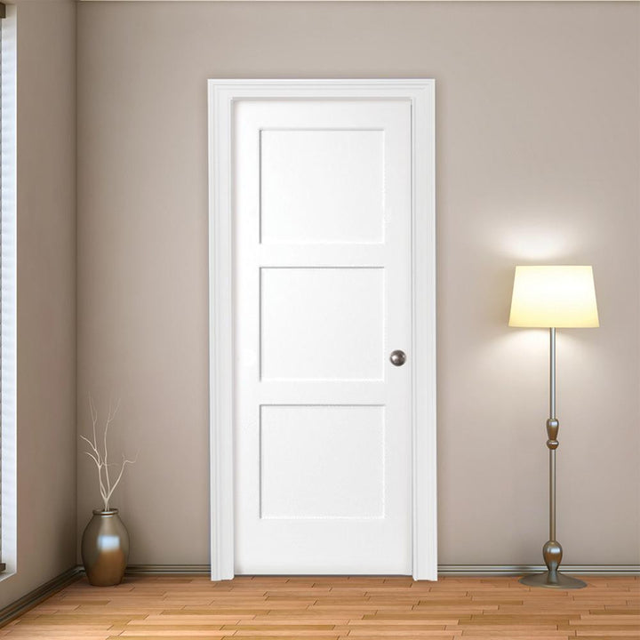 Wood 3 Panel Interior Door - DALMATIAN DOORS™ and Woodworking