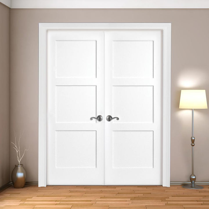 Wood 3 Panel French Door - DALMATIAN DOORS™ and Woodworking