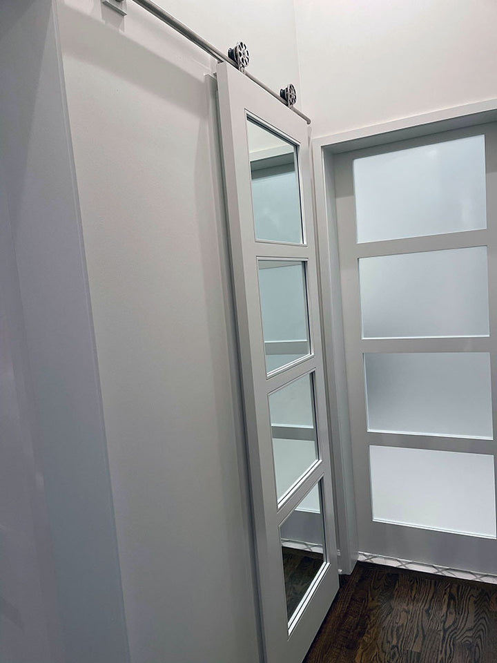 Glass 4 Panel Interior Door - DALMATIAN DOORS™ and Woodworking