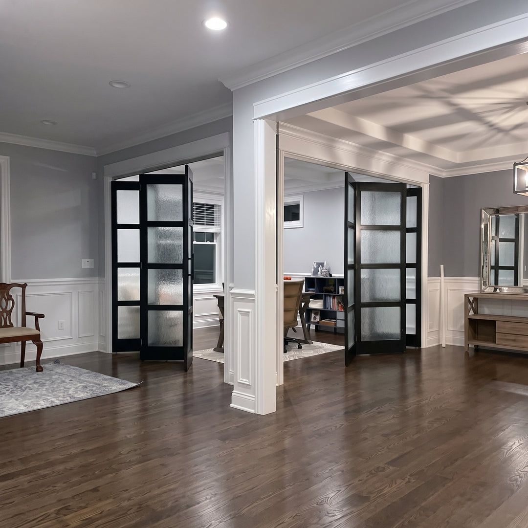 4 Lite Glass Bifold Door - DALMATIAN DOORS™ and Woodworking