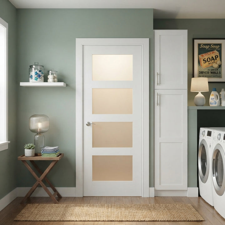Glass 4 Panel Interior Door - DALMATIAN DOORS™ and Woodworking