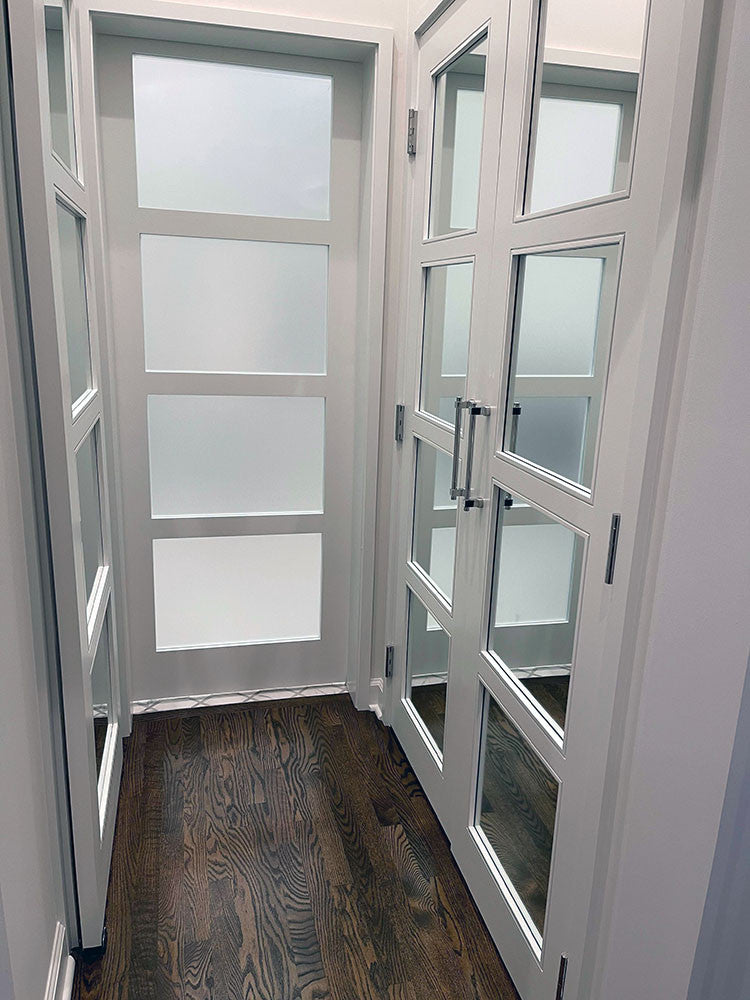 Glass 4 Panel Interior Door - DALMATIAN DOORS™ and Woodworking