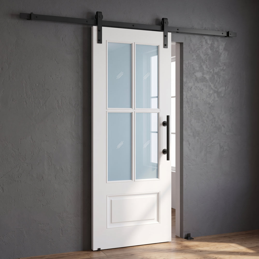 4 Lite Over 1 Wood Panel Barn Door - DALMATIAN DOORS™ and Woodworking
