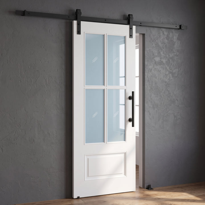 4 Lite Over 1 Wood Panel Barn Door - DALMATIAN DOORS™ and Woodworking