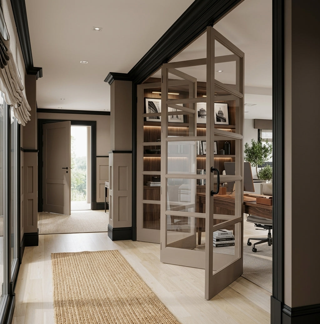 5 Lite Glass Bifold Door - DALMATIAN DOORS™ and Woodworking