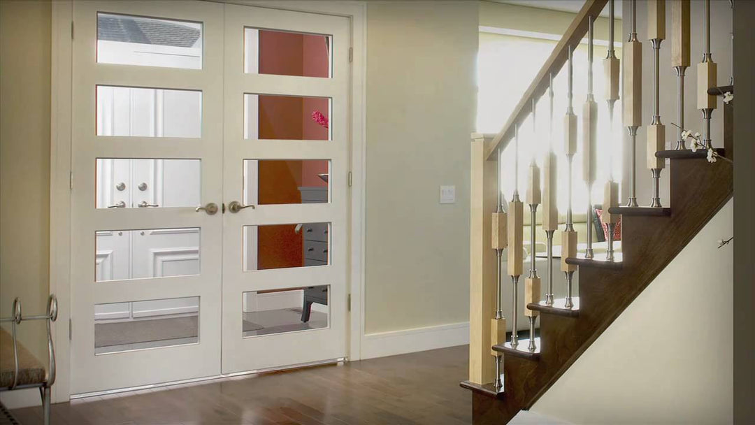 5 Lite Glass French Door - DALMATIAN DOORS™ and Woodworking