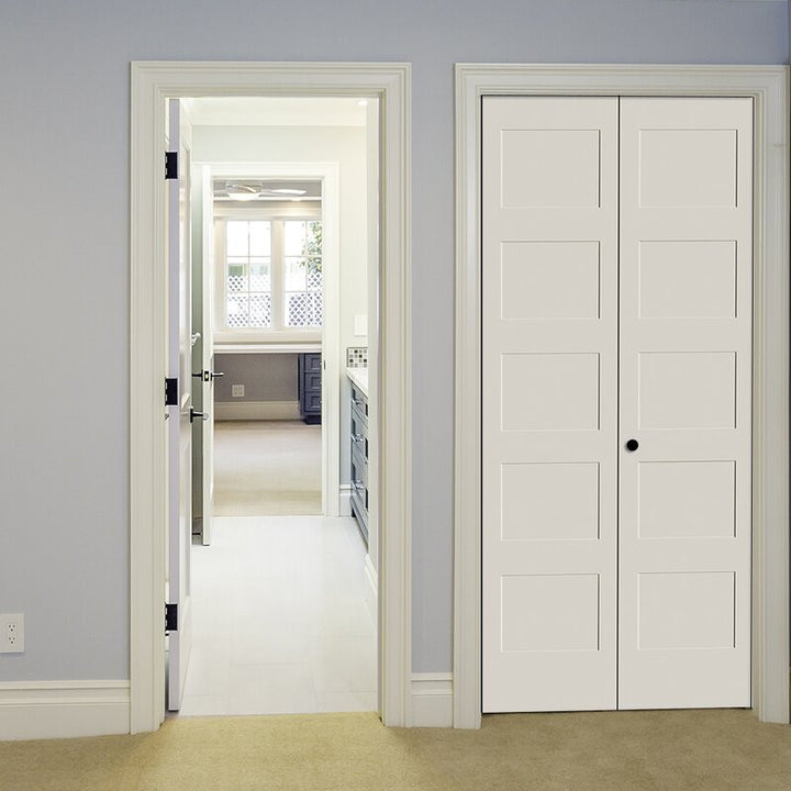 Wood 5 Panel Bifold Door - DALMATIAN DOORS™ and Woodworking