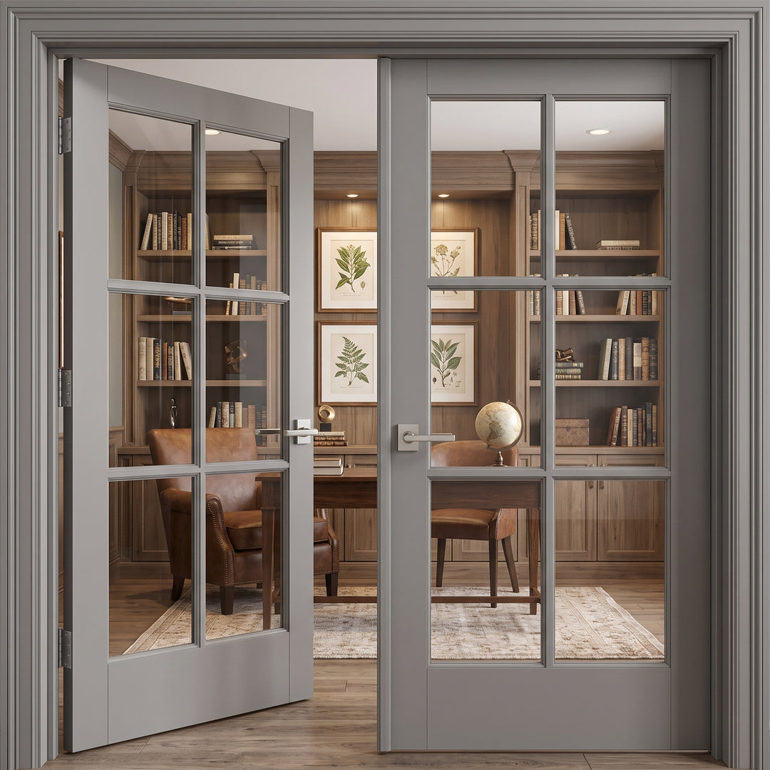 6 Lite Glass French Door - DALMATIAN DOORS™ and Woodworking