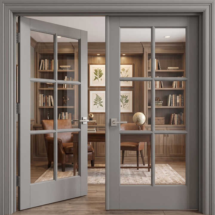 6 Lite Glass French Door - DALMATIAN DOORS™ and Woodworking