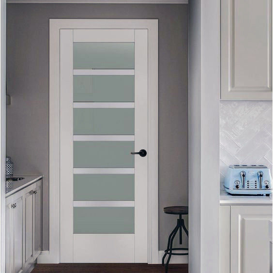 Glass 6 Panel Interior Door - DALMATIAN DOORS™ and Woodworking