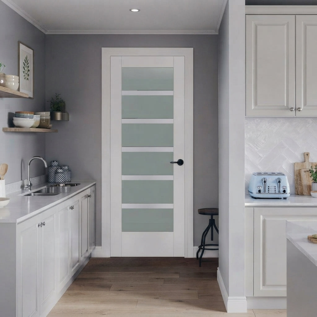 Glass 6 Panel Interior Door - DALMATIAN DOORS™ and Woodworking