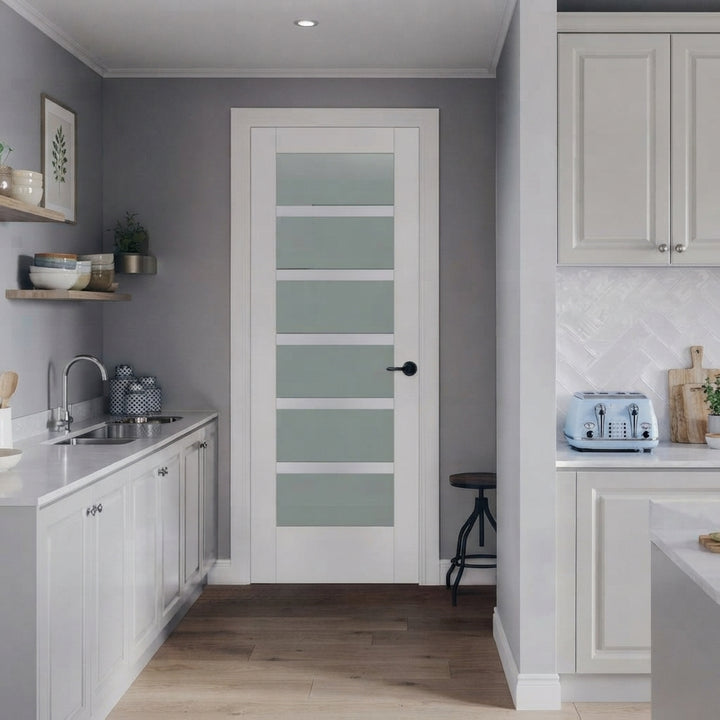Glass 6 Panel Interior Door - DALMATIAN DOORS™ and Woodworking